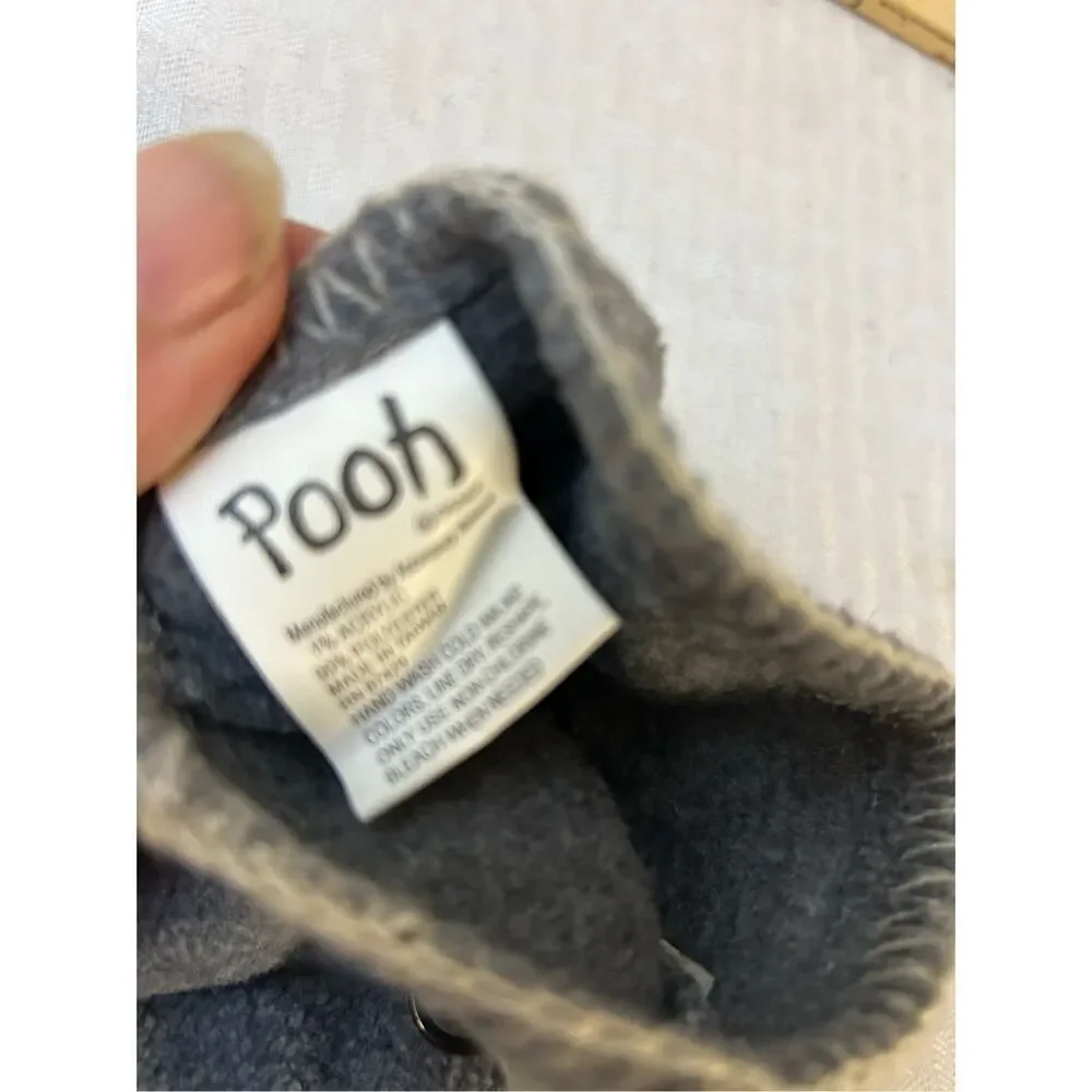 Pooh‎ os adult mittens gloves gray rn#87429